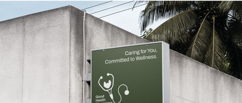 Good Health Physicians logo shown in context