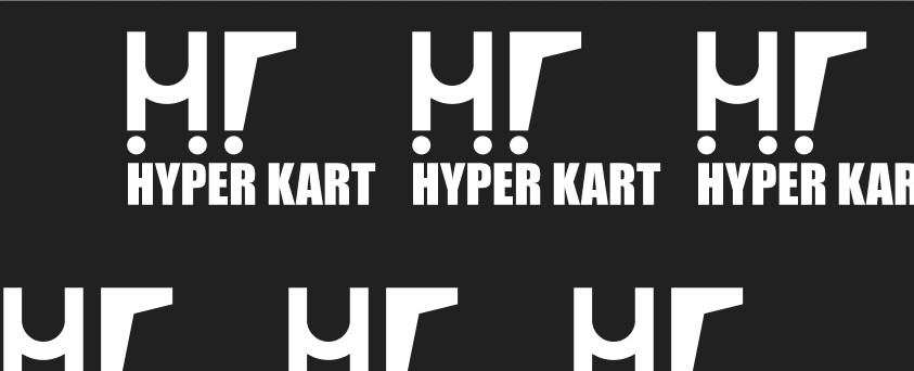 Hyper Kart logo pattern